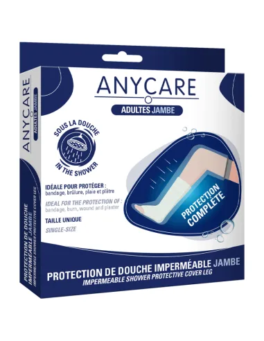 ANYCARE PROTECTION DE DOUCHE IMPERMÉABLE ADULTE JAMBE