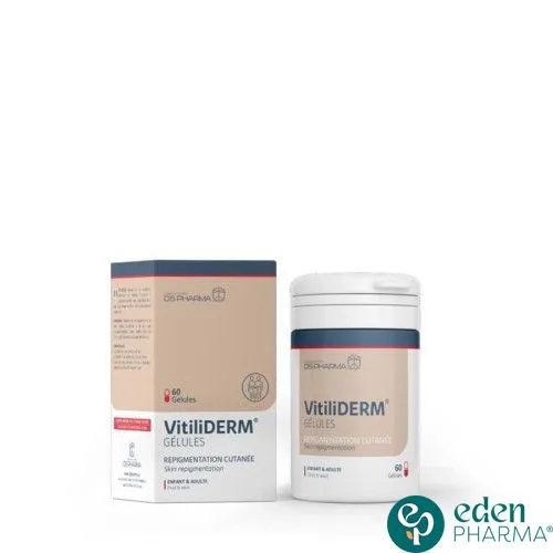 VITILIDERM REPIGMENTATION CUTANEE 60 GELULES