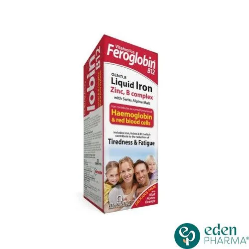 VITABIOTICS FEROGLOBIN B12 GENTLE LIQUID IRON,200ML