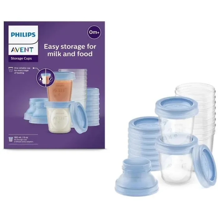 AVENT SACS DE CONSERVATION DU LAIT 180ML 25PCS