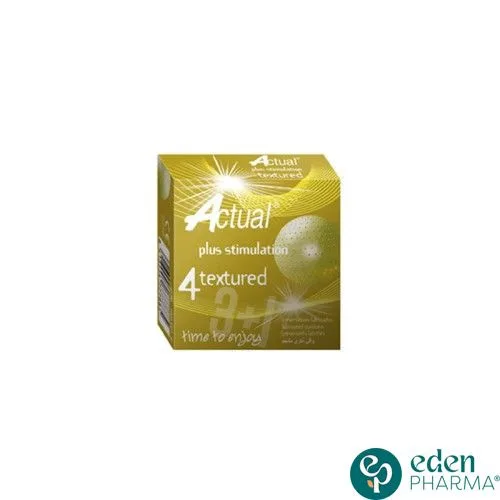 ACTUAL PRESERVATIF TEXTURED BOITE DE 4