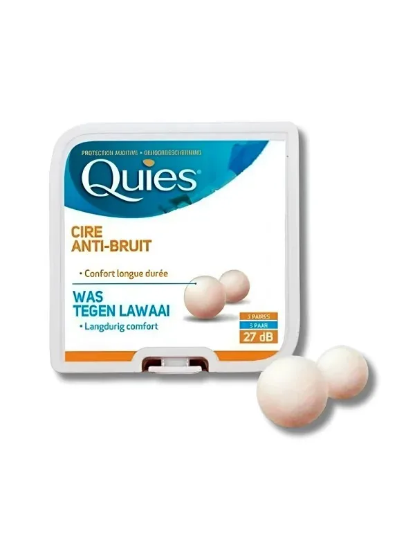 QUIES CIRE NATURELLE BOITE DE 6