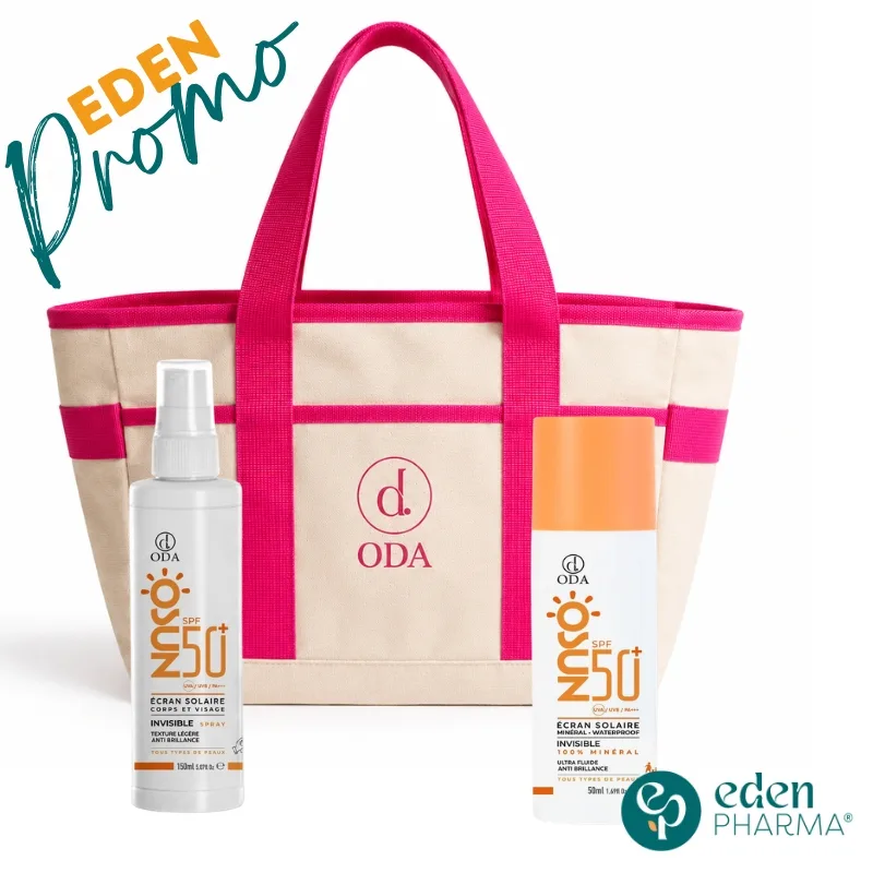ODA DUO OSUN SPRAY VISAGE ET CORPS SPF50+ 150ML + INVISIBLE SPF50+ 50ML + SAC DE PLAGE OFFERT