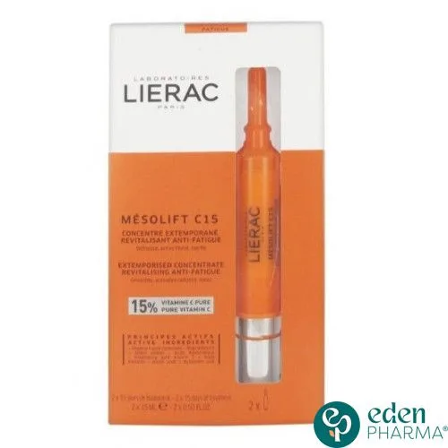LIERAC CREME C15 CONCENTRE EXTEMPORANE 2X15ML MESOLIFT