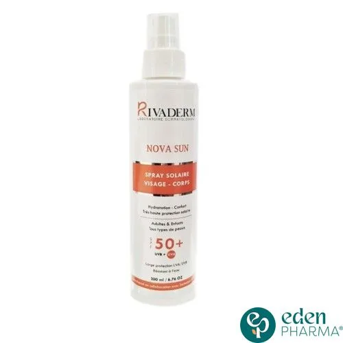 RIVADERM NOVA SUN SPRAY SOLAIRE SPF 50+ 200ML