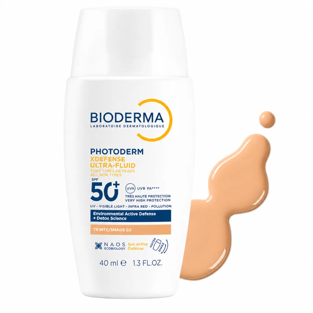 BIODERMA PHOTODERM XDEFENSE ULTRA FLUID TEINTE SPF50+ 40ML - TEINTE 02