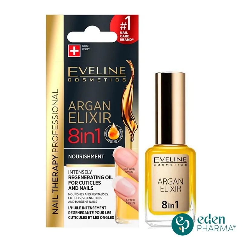 EVELINE NAIL OIL ARGAN ELIXIR 12ML