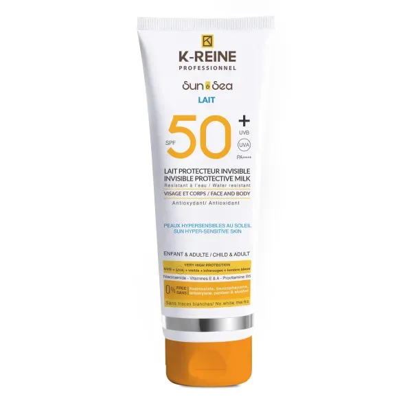 K-REINE LAIT PROTECTEUR INVISIBLE POUR VISAGE ET CORPS SPF50+ 250ML