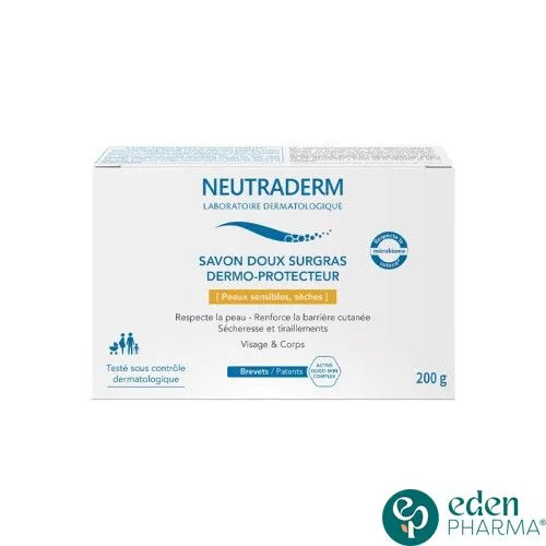 NEUTRADERM SAVON DOUX SURGRAS DERMO-PROTECTEUR 200G