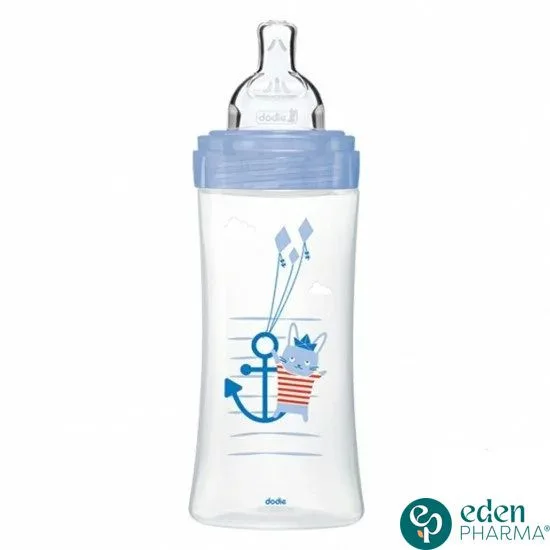 DODIE Biberon Plastique Anti-Colique sens+6m+ 330 ml ref.6161561