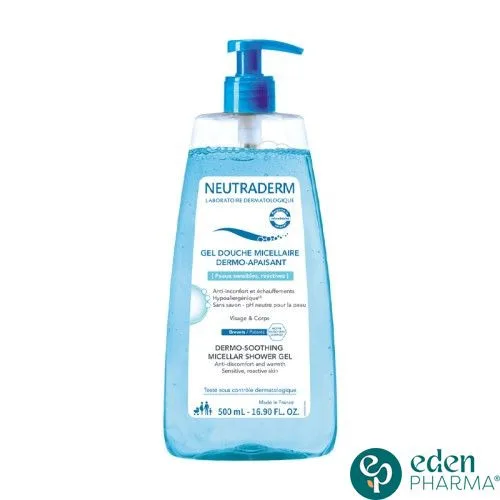 NEUTRADERM GEL DOUCHE MICELLAIRE DERMO-APAISANT 500ML