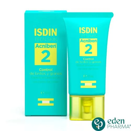 ISDIN ACNIBEN GEL CREME CONTROLE BRILLANCE ET BOUTONS 40ML
