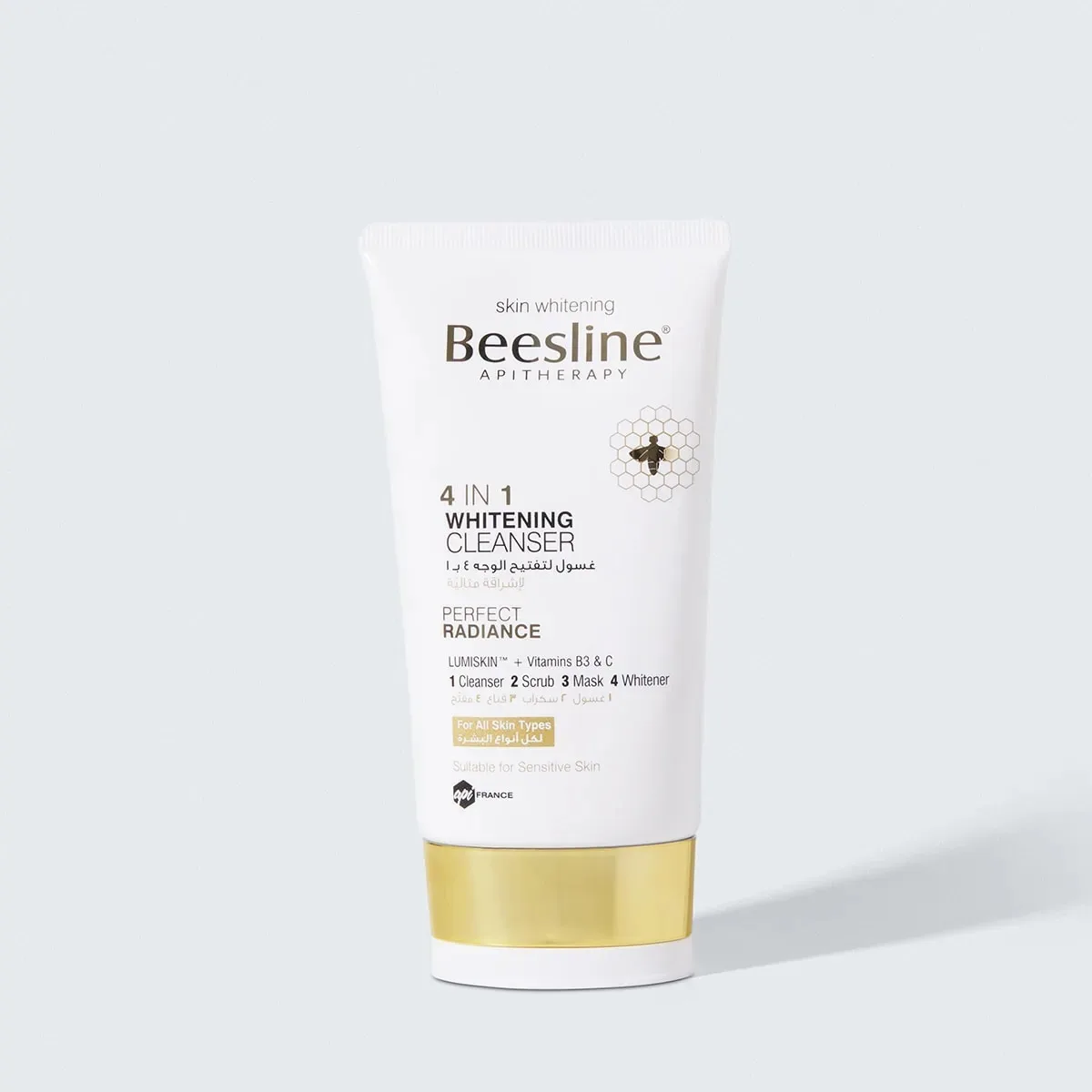 BEESLINE GEL NETTOYANT ÉCLAIRCISSANT VISAGE 4EN1 150ML
