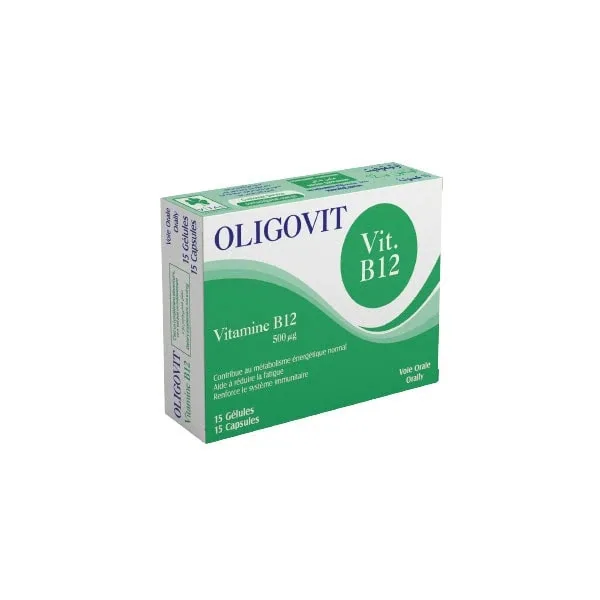 VITAL OLIGOVIT VIT.B12 BOITE DE 15 GÉLULES