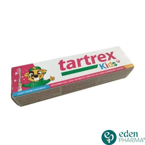 TARTREX KIDS DENTIFRICE GOUT FRAISE NATURELLE 50ML
