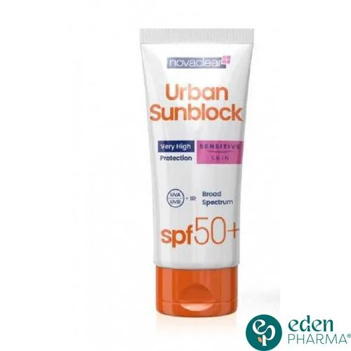 NOVACLEAR URBAN SUNBLOCK SENSITIVE SKIN SPF50+ 40ML