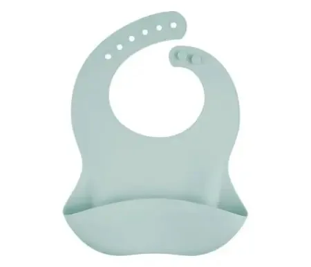 BAVOIR SILICONE AVEC POCHE BEIGE 51/030