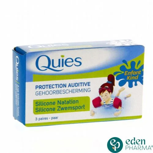 QUIES SILICONE ENFANT BOITE DE 6
