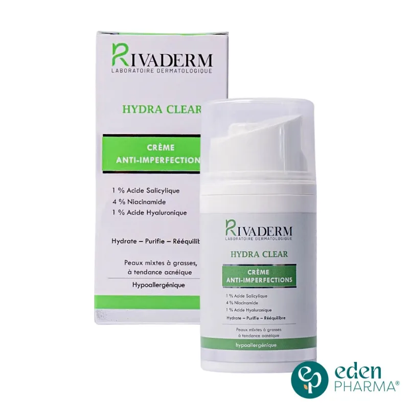 RIVADERM HYDRA CLEAR CREME HYDA ANTI IMPERFECTIONS 50GR