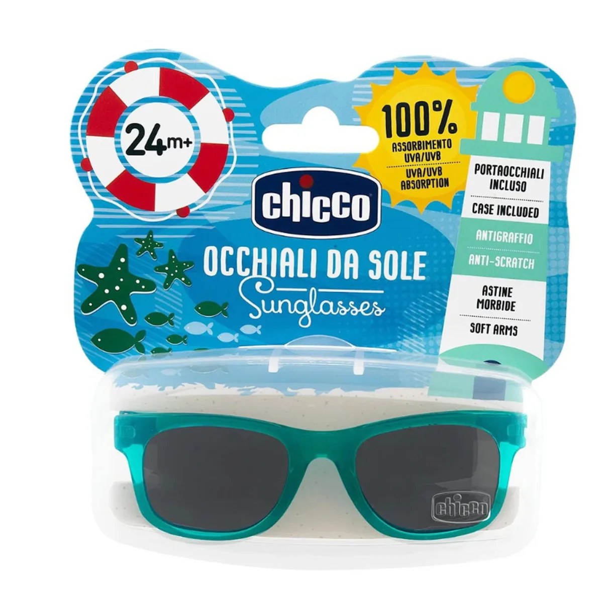 CHICCO LUNETTES DE SOLEIL GARCON VERT 24M+