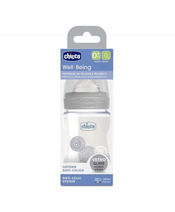 CHICCO BIBERON EN VERRE UNISEXE 150 ML