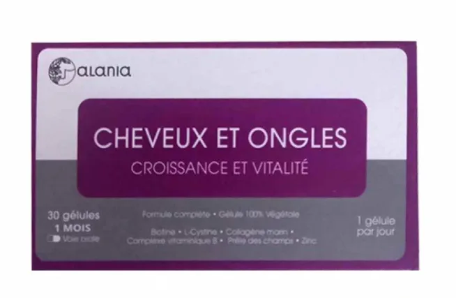ALANIA CROISSANCE ET VITALITE CHEVEUX ET ONGLES 30 GELULES