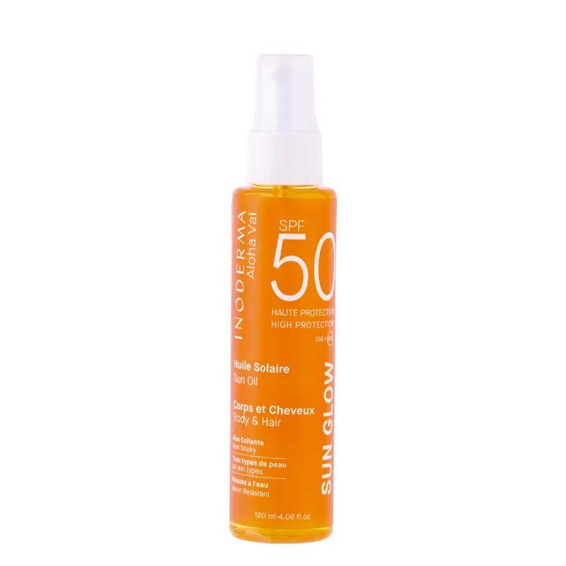 INODERMA ALOHA VAI HUILE SOLAIRE SUN GLOW 120ML